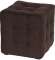 Пуф Лотос Коричневый велюр