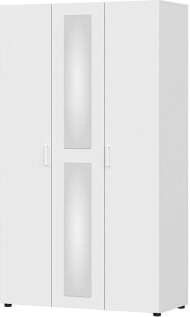Токио шкаф трехстворчатый / Белый текстурный Токио шкаф трехстворчатый / Белый текстурный