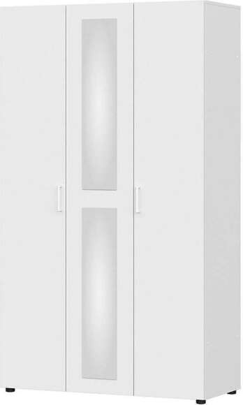 Токио шкаф трехстворчатый / Белый текстурный