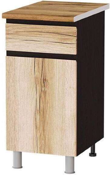 Угловая кухня Плейона 2.6м х 2.2 м, венге/дуб делано Угловая кухня Плейона 2.6м х 2.2 м, венге/дуб делано