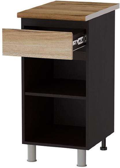 Угловая кухня Плейона 2.6м х 2.2 м, венге/дуб делано Угловая кухня Плейона 2.6м х 2.2 м, венге/дуб делано