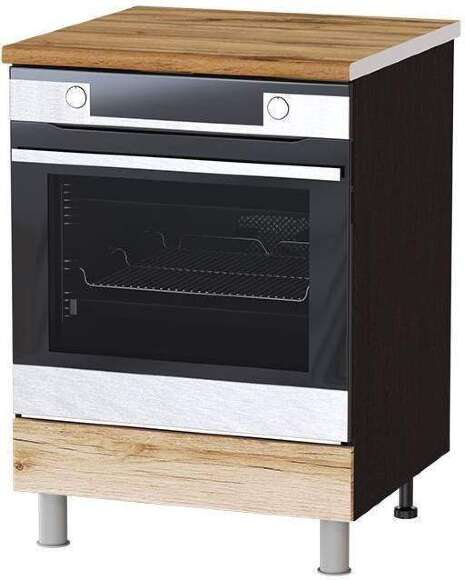 Угловая кухня Плейона 2.6м х 2.2 м, венге/дуб делано Угловая кухня Плейона 2.6м х 2.2 м, венге/дуб делано