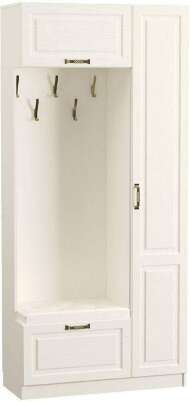 Шкаф комбинированный Ливерпуль 13.21, Белый, Ясень ваниль