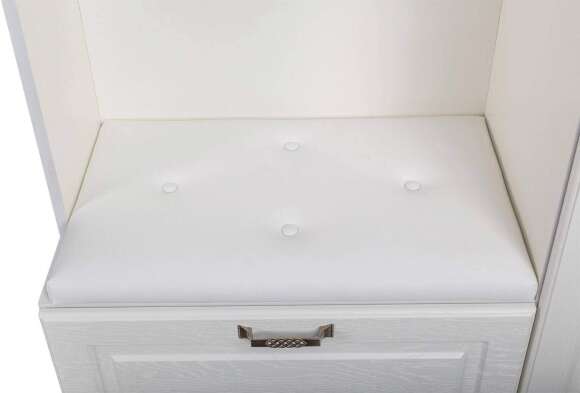 Шкаф комбинированный Ливерпуль 13.21, Белый, Ясень ваниль