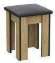 Табурет квадратный №1 дуб золотой