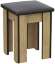 Табурет квадратный №1 дуб золотой