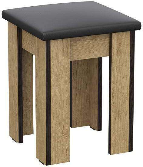 Табурет квадратный №1 дуб золотой