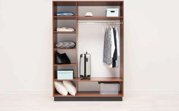 Шкаф 3-х створчатый Магнолия дерево / орех