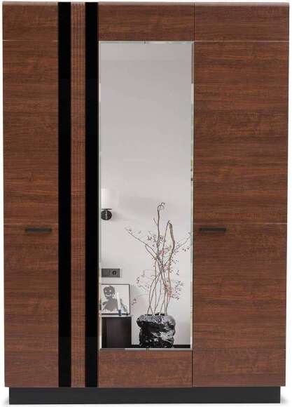 Шкаф 3-х створчатый Магнолия дерево / орех