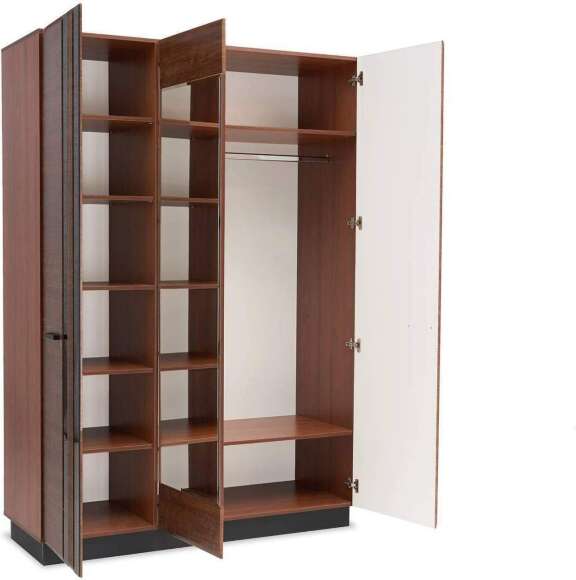 Шкаф 3-х створчатый Магнолия дерево / орех