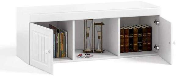 Полка навесная Монако МН-13 белое дерево Полка навесная Монако МН-13 белое дерево