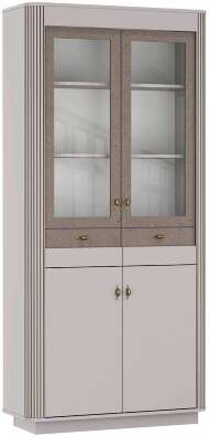 Шкаф-витрина Фантазия 34.05 Кашемир / Кашемир патина Шкаф-витрина Фантазия 34.05 Кашемир / Кашемир патина