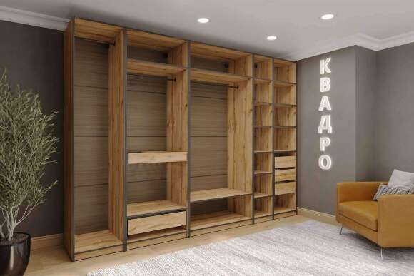 Гардеробная система Квадро. Комплект 16