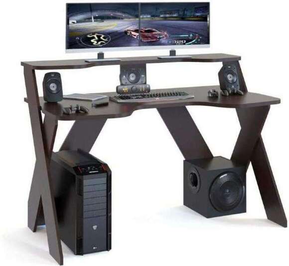 Игровой компьютерный стол КСТ-118 Венге