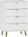 НМ 040.18 комод Дакота Белый / Меренга