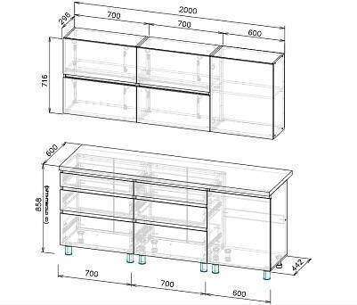 Кухня Берген 2.0 (Арника)