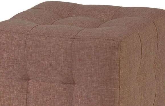 Пуф Лотос Коричневый рогожка