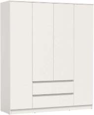 82.01 шкаф для одежды Берген Белый 82.01 шкаф для одежды Берген Белый