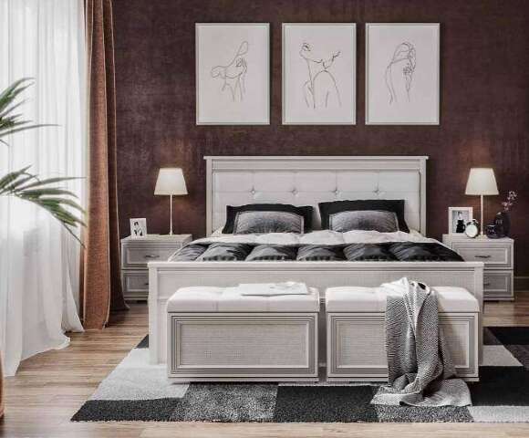 Банкетка ЛБ-20 Ливорно (Домани) Ясень Анкор светлый