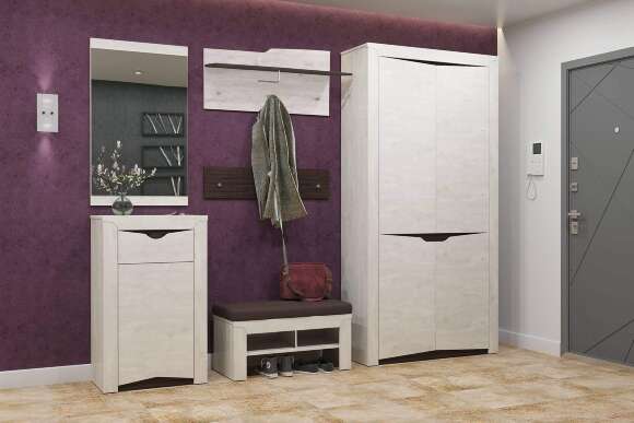 Тумба Лючия 33.21, Бетон пайн белый, Венге Тумба Лючия 33.21, Бетон пайн белый, Венге