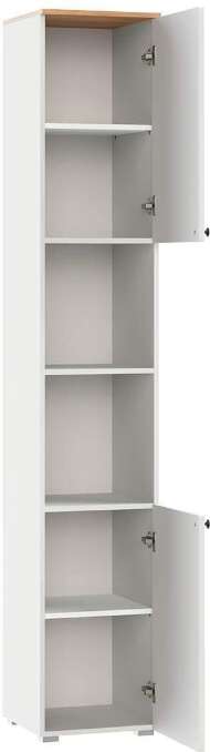 Остин Стеллаж 16.427 Белый шагрень/Дуб Вотан Остин Стеллаж 16.427 Белый шагрень/Дуб Вотан