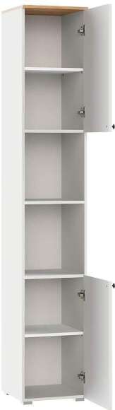 Остин Стеллаж 16.427 Белый шагрень/Дуб Вотан Остин Стеллаж 16.427 Белый шагрень/Дуб Вотан