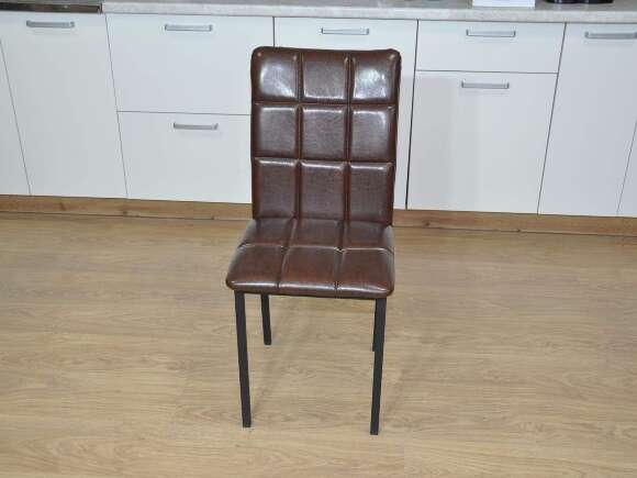 Стул ТЕКС-2 / черный/коричневый