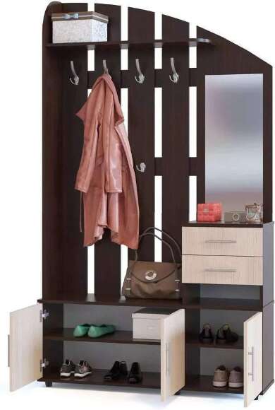 Прихожая ВШ-2.2В Венге/ Беленый дуб Прихожая ВШ-2.2В Венге/ Беленый дуб