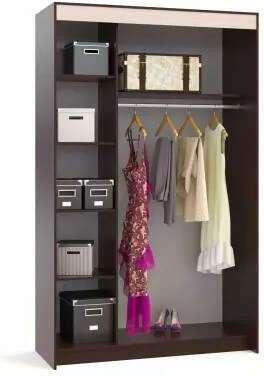 Шкаф-купе Контур ШР-156.2 Венге/ Беленый дуб Шкаф-купе Контур ШР-156.2 Венге/ Беленый дуб