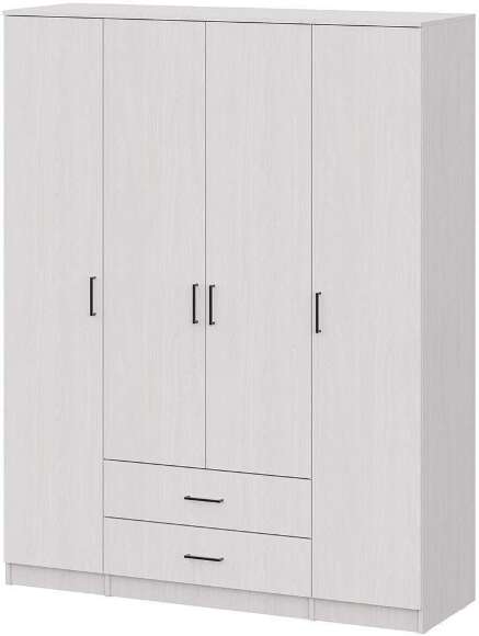 ШК 1 шкаф (серия 2) / Ясень светлый