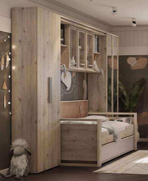 Кровать 90х190 Nature 80 (Глазов) Гаскон пайн