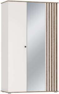 Шкаф для одежды 51.14 Либерти опора 3-х дв. h=20мм Белый / Дуб Каньон