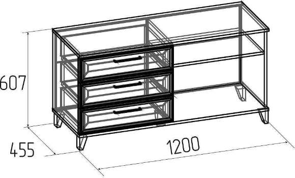 Тумба МЦН Аурелио 5 (Глазов) Белый Тумба МЦН Аурелио 5 (Глазов) Белый