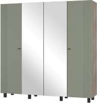 Шкаф четырехстворчатый Олива ШК-13, Дуб каньон/MF12