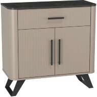 Фиделия комод 76.03 серый камень / мрамор черный Фиделия комод 76.03 серый камень / мрамор черный