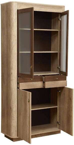 Шкаф комбинированный Фантазия 34.05, Дуб каньон, Дуб кальяри Шкаф комбинированный Фантазия 34.05, Дуб каньон, Дуб кальяри