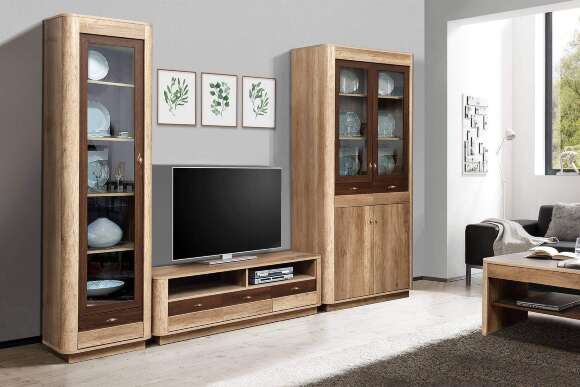 Шкаф комбинированный Фантазия 34.05, Дуб каньон, Дуб кальяри Шкаф комбинированный Фантазия 34.05, Дуб каньон, Дуб кальяри