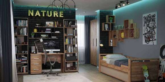 Кровать 90х190 Nature 80 Глазов-мебель