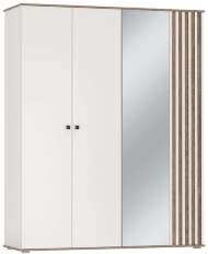 Шкаф для одежды 51.15 Либерти опора 4-х дв. h=20мм Белый / Дуб Каньон