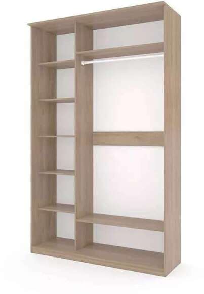 Шкаф купе Модерн 1490х450 2-х дверный 2-х секционный глухой ясень