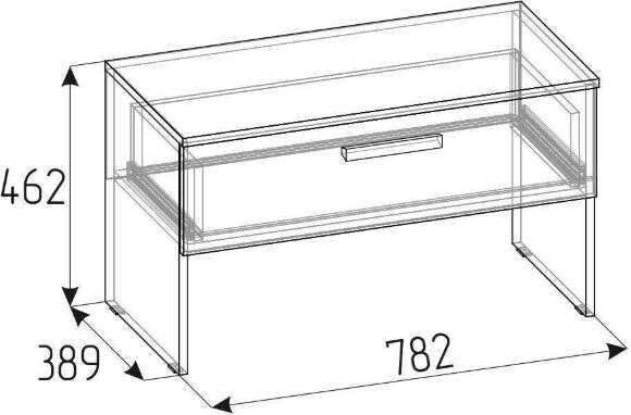 Тумба Nature 88 Глазов-мебель