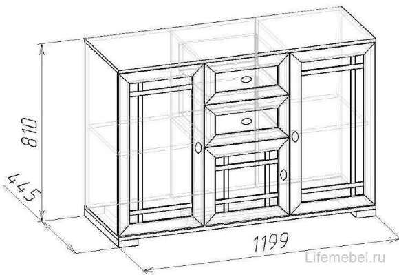 Тумба МЦН Глазов-мебель Sherlock 5 (Дуб сонома)