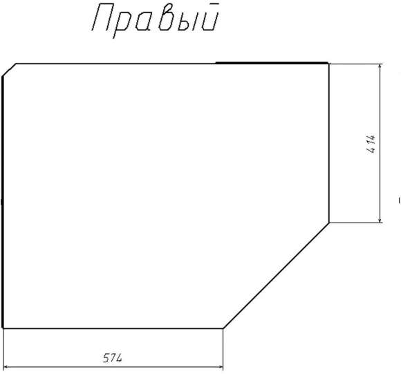 Шкаф угловой правый НМ 013.04-02 «Фанк» Дуб сонома/белый скандинавский Шкаф угловой правый НМ 013.04-02 «Фанк» Дуб сонома/белый скандинавский