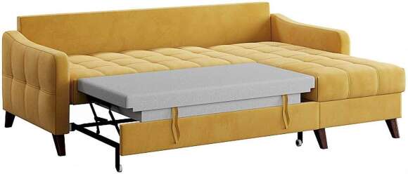 Диван угловой Римини-1 Ультра Мустард