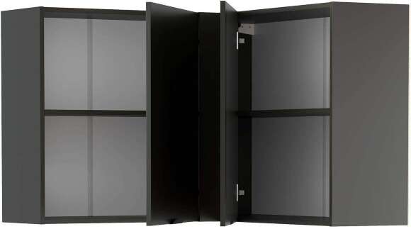 Венера полка угловая Диамант серый Венера полка угловая Диамант серый