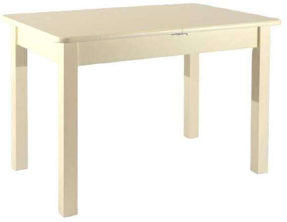 Стол обеденный деревянный Гамбург, слоновая кость