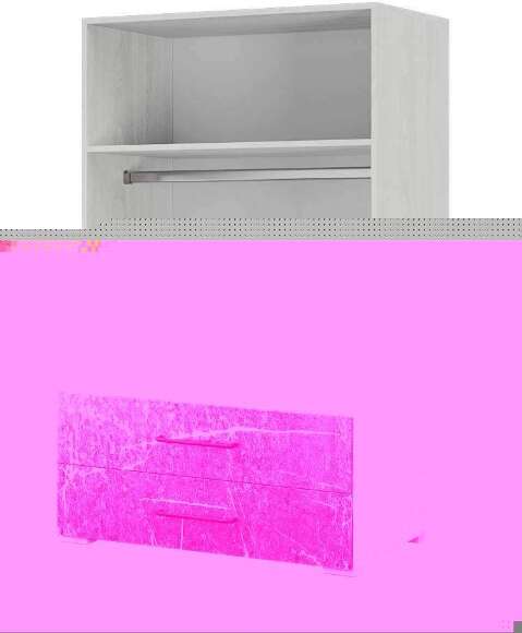 Шкаф двухдверный Теана (Ясень Анкор светлый) ТЭКС