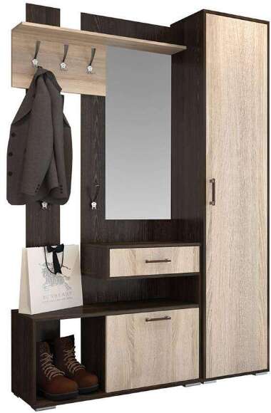 Шкаф-пенал Смарт (Горизонт) Дуб кантербери / Сонома Шкаф-пенал Смарт (Горизонт) Дуб кантербери / Сонома