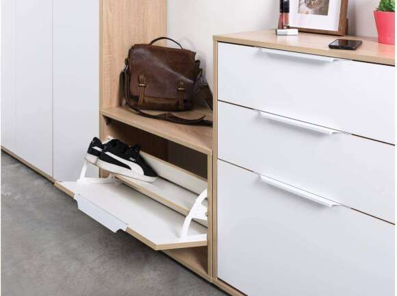 Куба Тумба 13.58 N Дуб сонома, Белый премиум