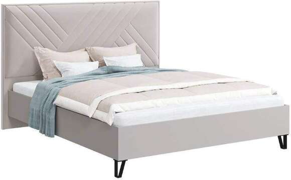 Кровать 180х200 с основанием и мягким изголовьем Кашемир Кровать 180х200 с основанием и мягким изголовьем Кашемир